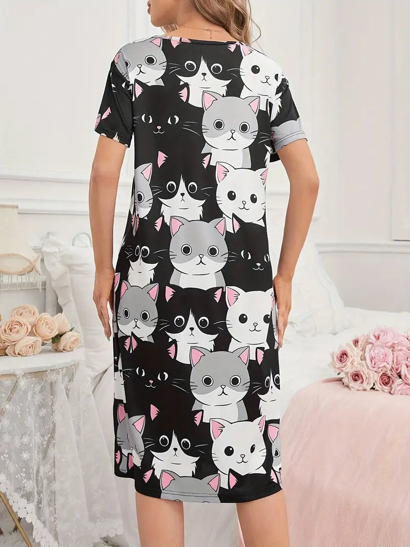 Cat Lady Nightgown S