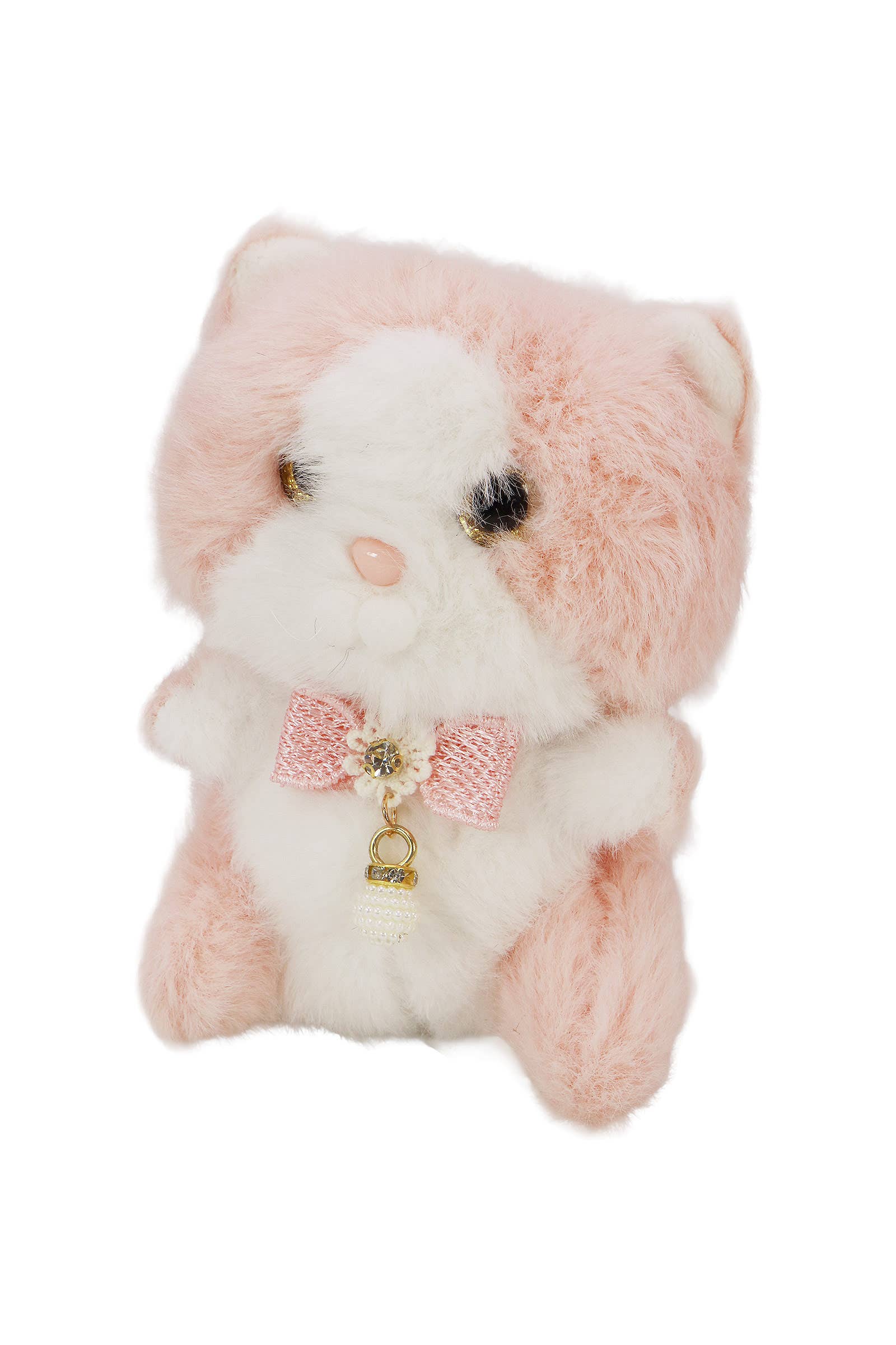 Posh Cute Kitty Cat Fuzzy Stuffed Key Chain