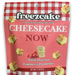 White Chocolate Raspberry Freeze Dried Cheesecake Bites
