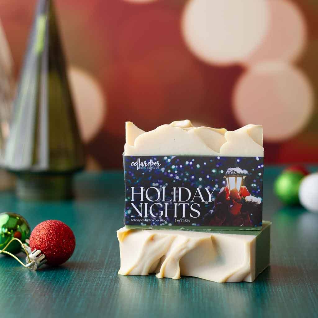 Holiday Nights Bar Soap – bath & body treat at the Feline Community Network gift shop