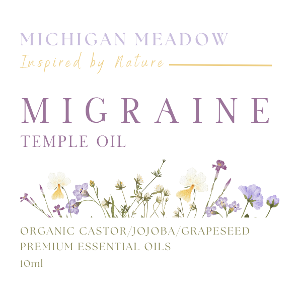 Michigan Meadow Migraine Temple Oil