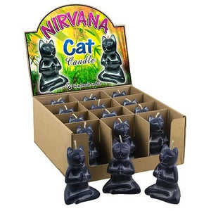Black Nirvana Cat Candle