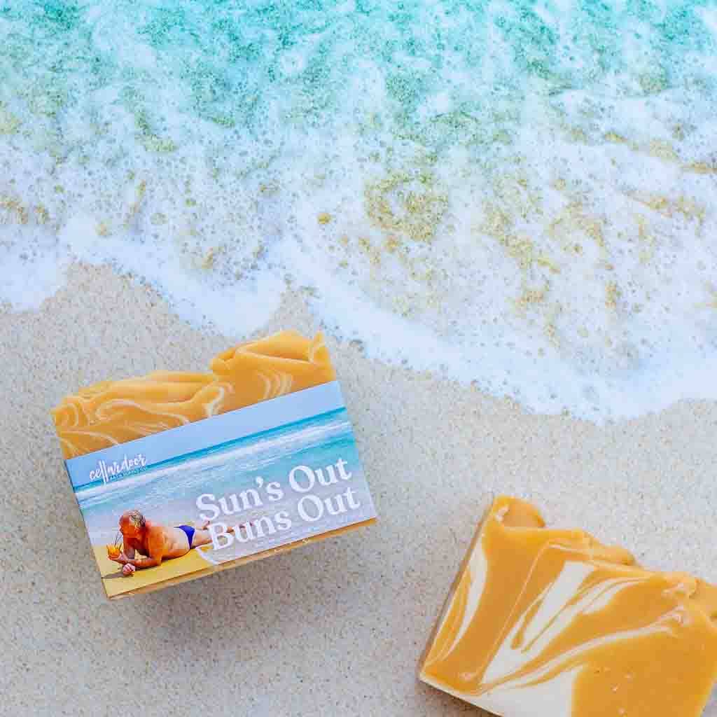 Sun's Out Buns Out Bar Soap (Beach Bum)