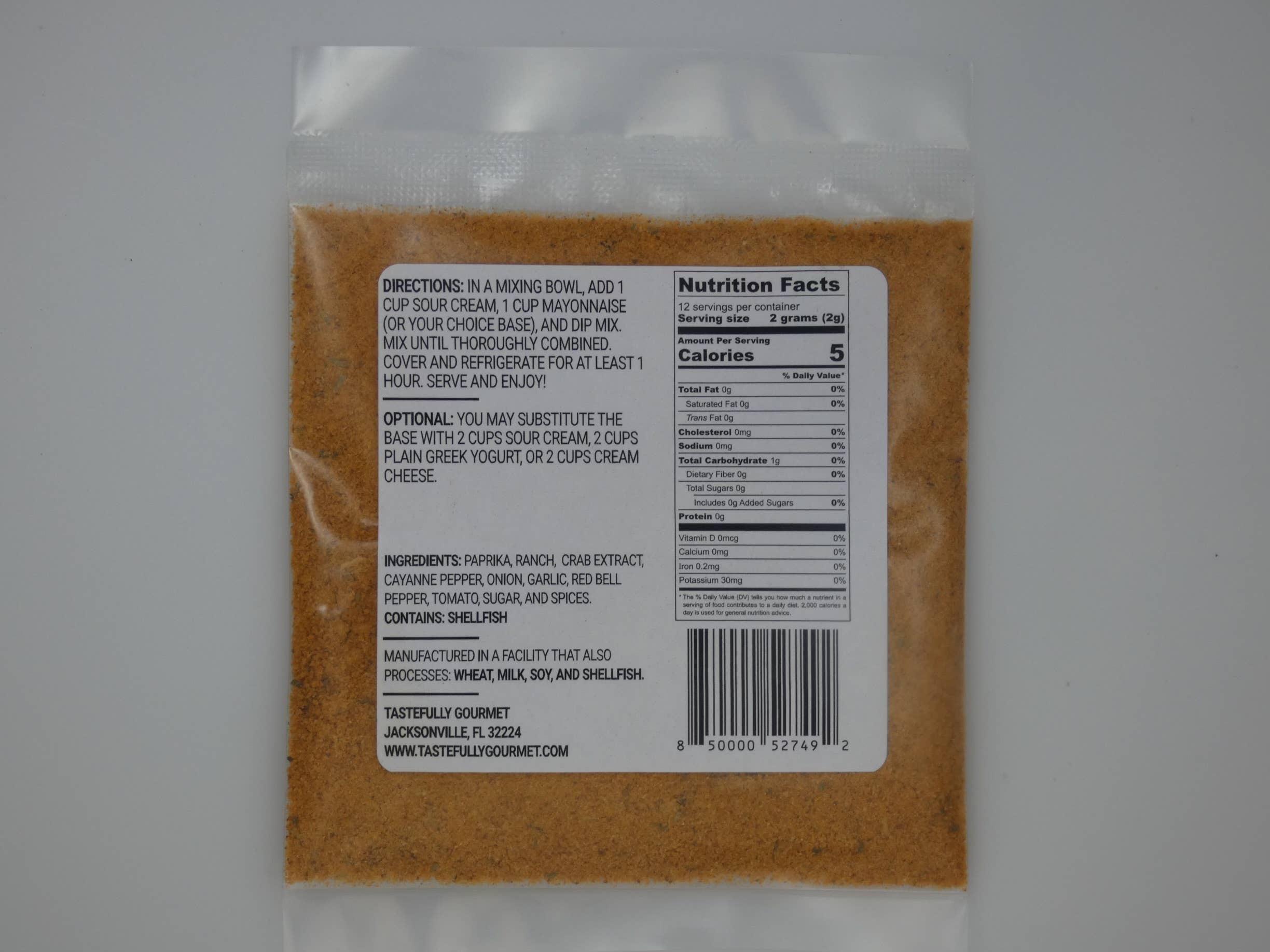Cajun Ranch Dip Mix