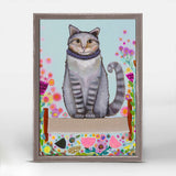 Feral Cat Horace Mini Framed Canvas