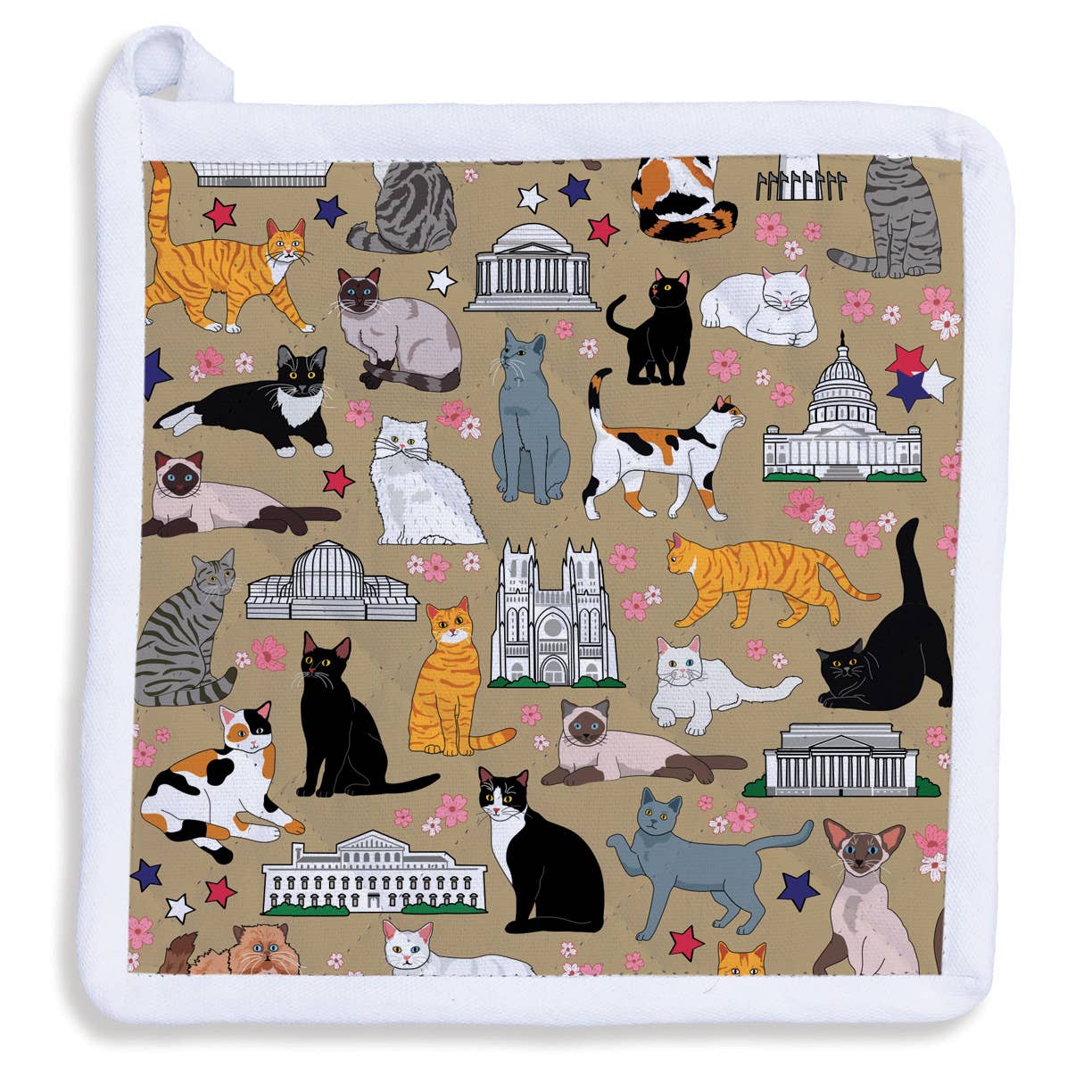 Capital Kitty Cat Potholder