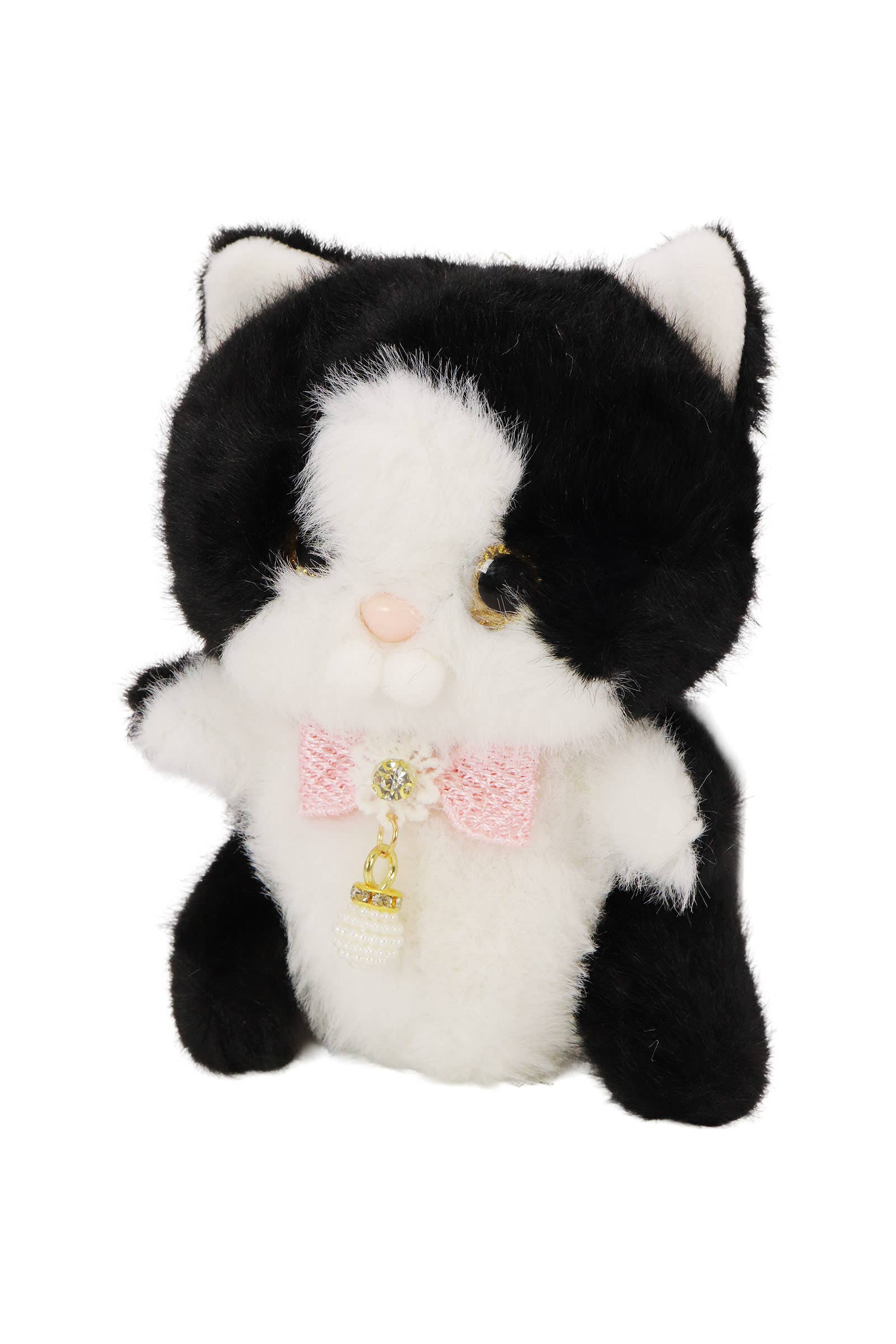 Posh Cute Kitty Cat Fuzzy Stuffed Key Chain