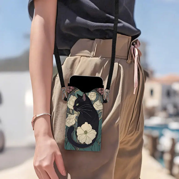 Faux Leather Phone Bag