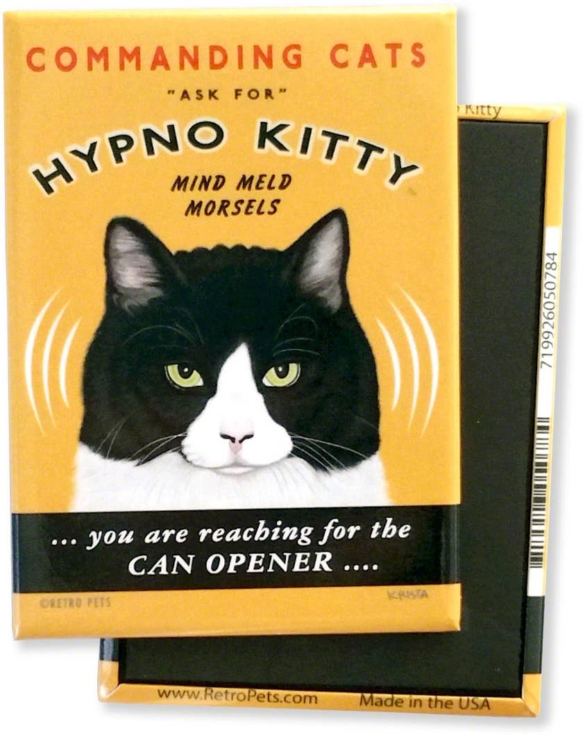 Hypno Kitty Magnet