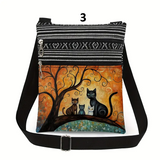 Tree of Life Cats Crossbody Bag