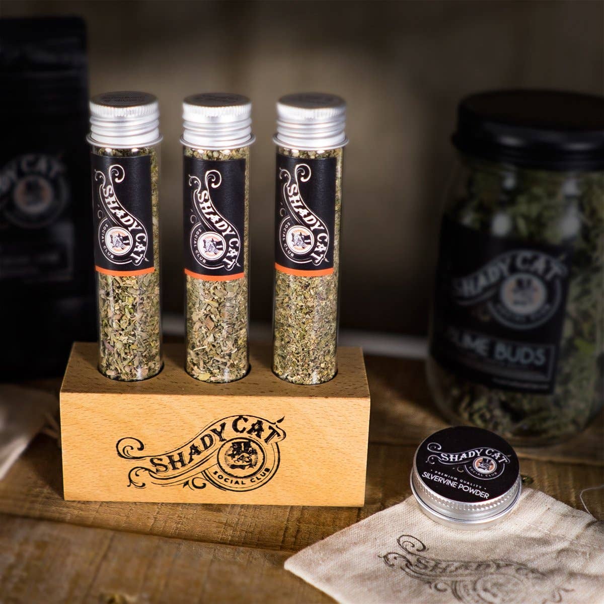 Small Organic Silvervine Powder Tin