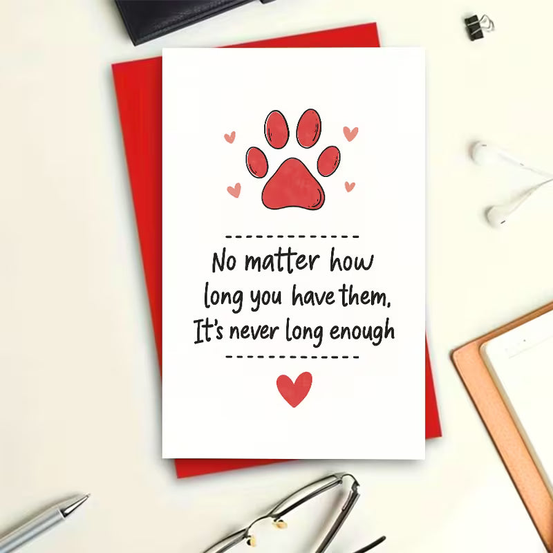 No Matter How Long Greeting Card