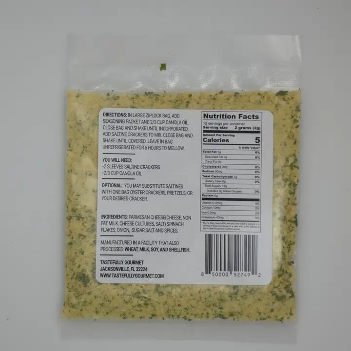 Spinach Parmesan Cracker Seasoning Mix