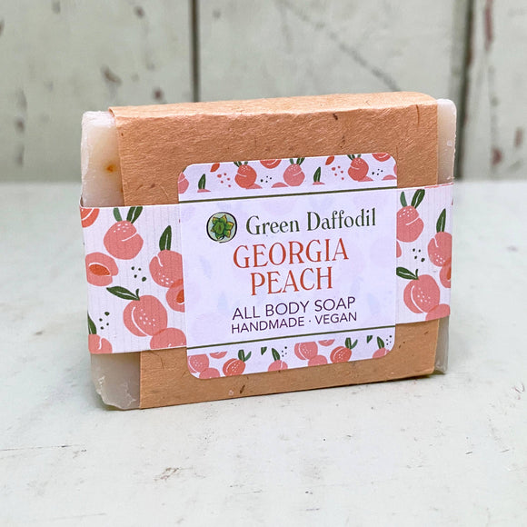 Georgia Peach Natural Bar Handmade Soap