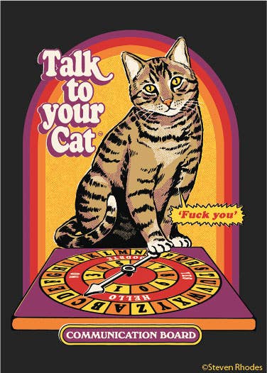 Talk to your Cat Magnet