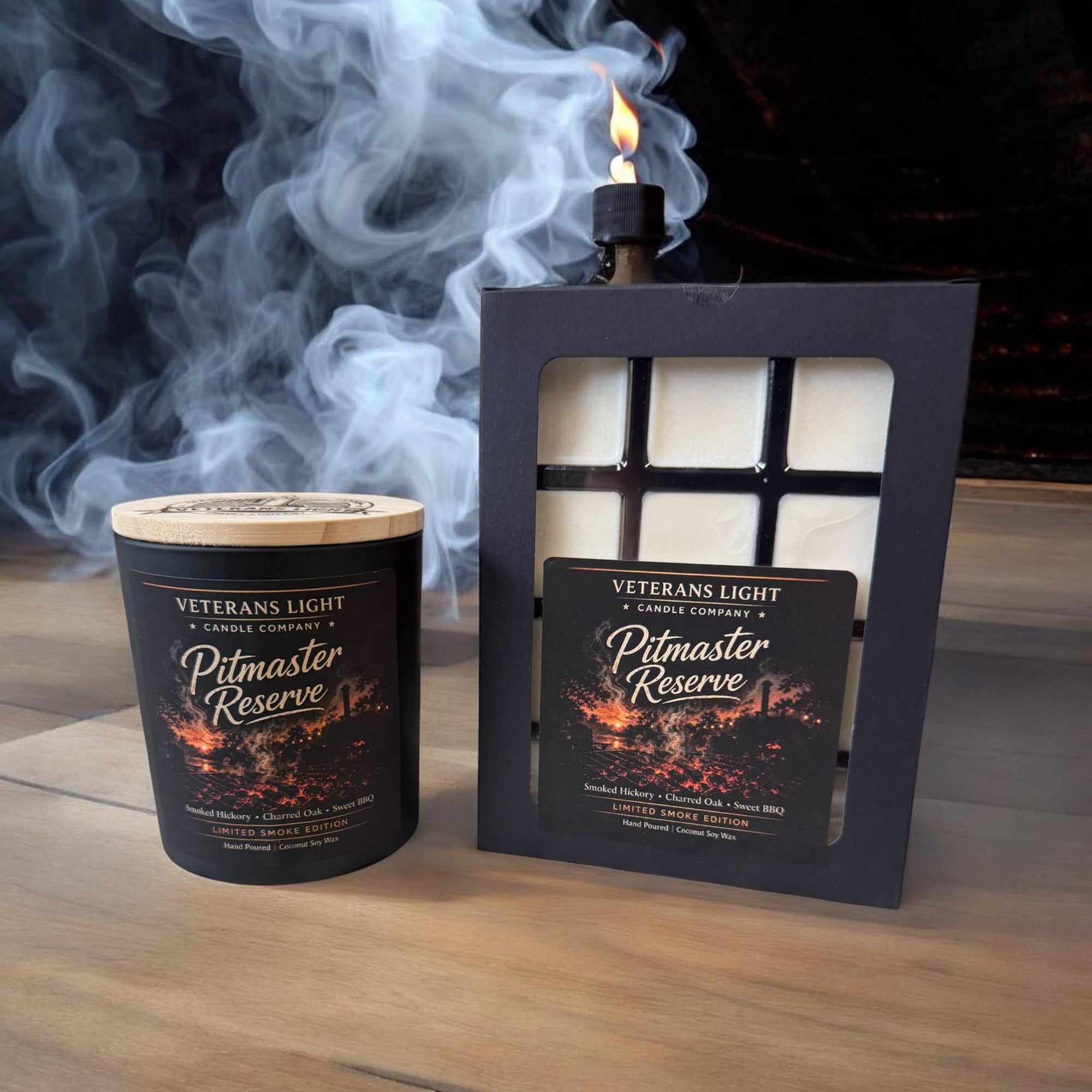 Veterans Light 10oz Candle - Pitmaster Reserve