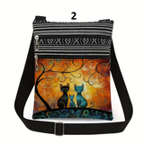 Tree of Life Cats Crossbody Bag