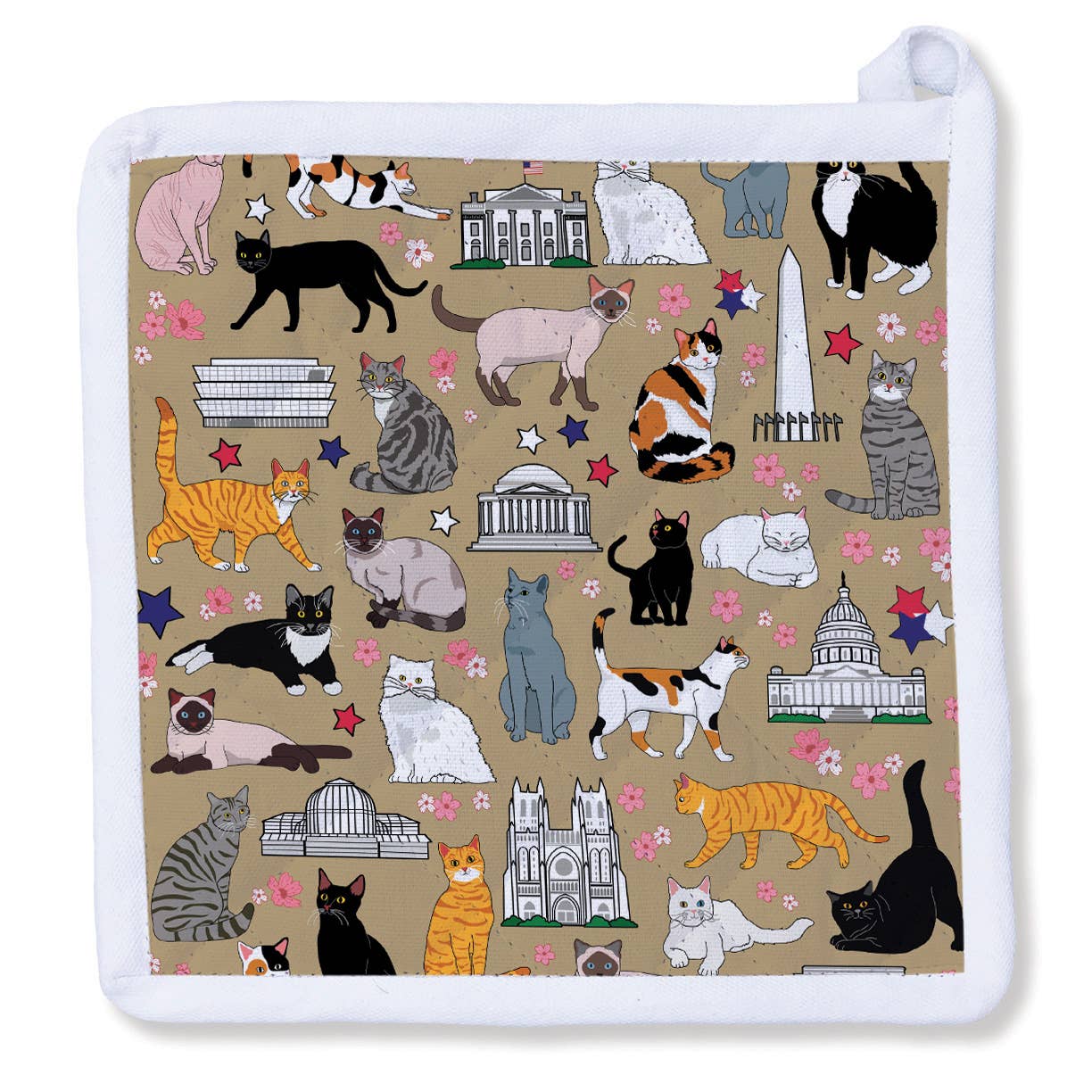 Capital Kitty Cat Potholder