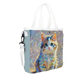 Whisker Watercolor Canvas Tote