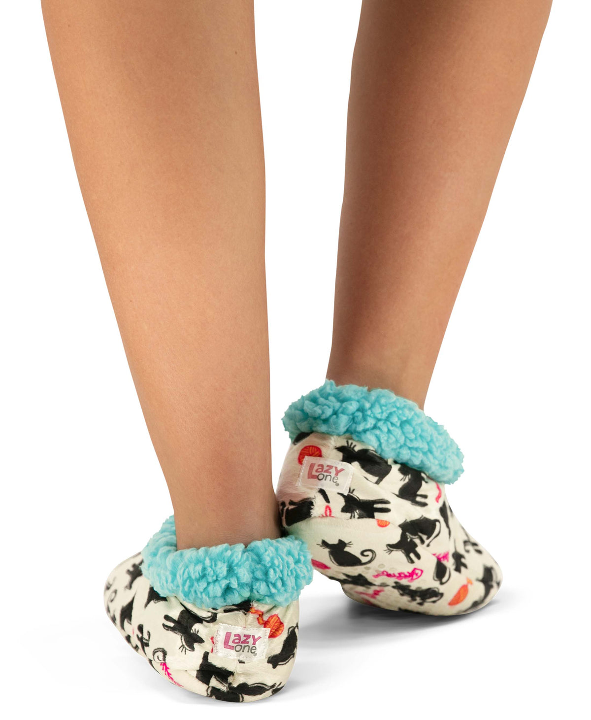 Yarn & Whiskers Sherpa-Lined Cat Slippers
