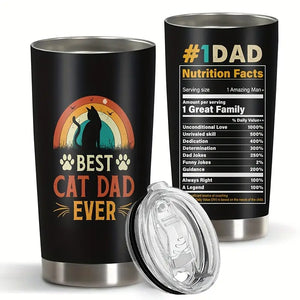 Best Cat Dad Coffee Tumbler