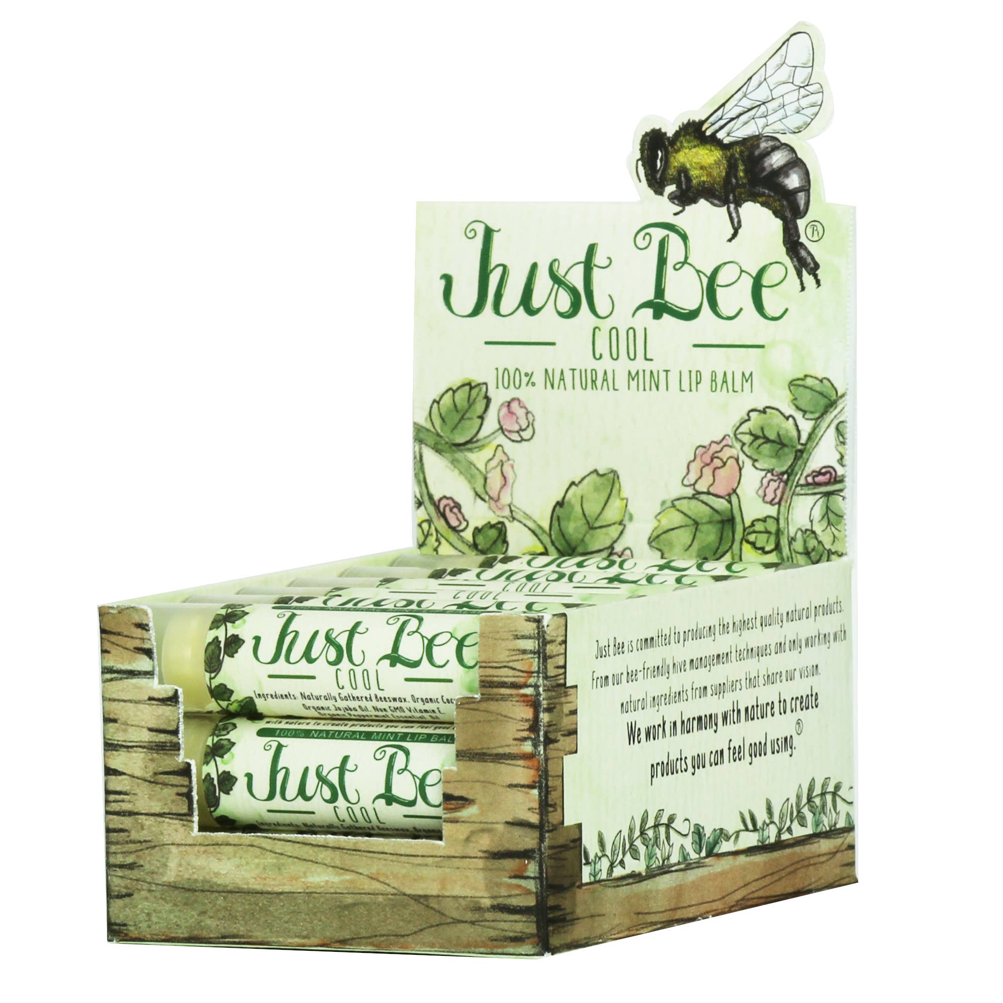Just Bee Cool Lip Balm Mint