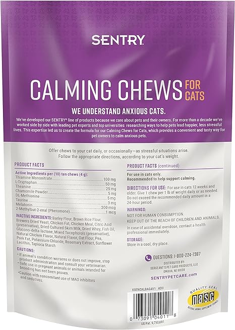 Sentry Calming Chews