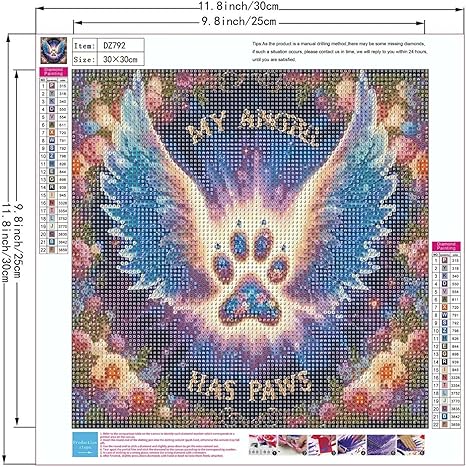My Angel has Paws Diamond Art Kit