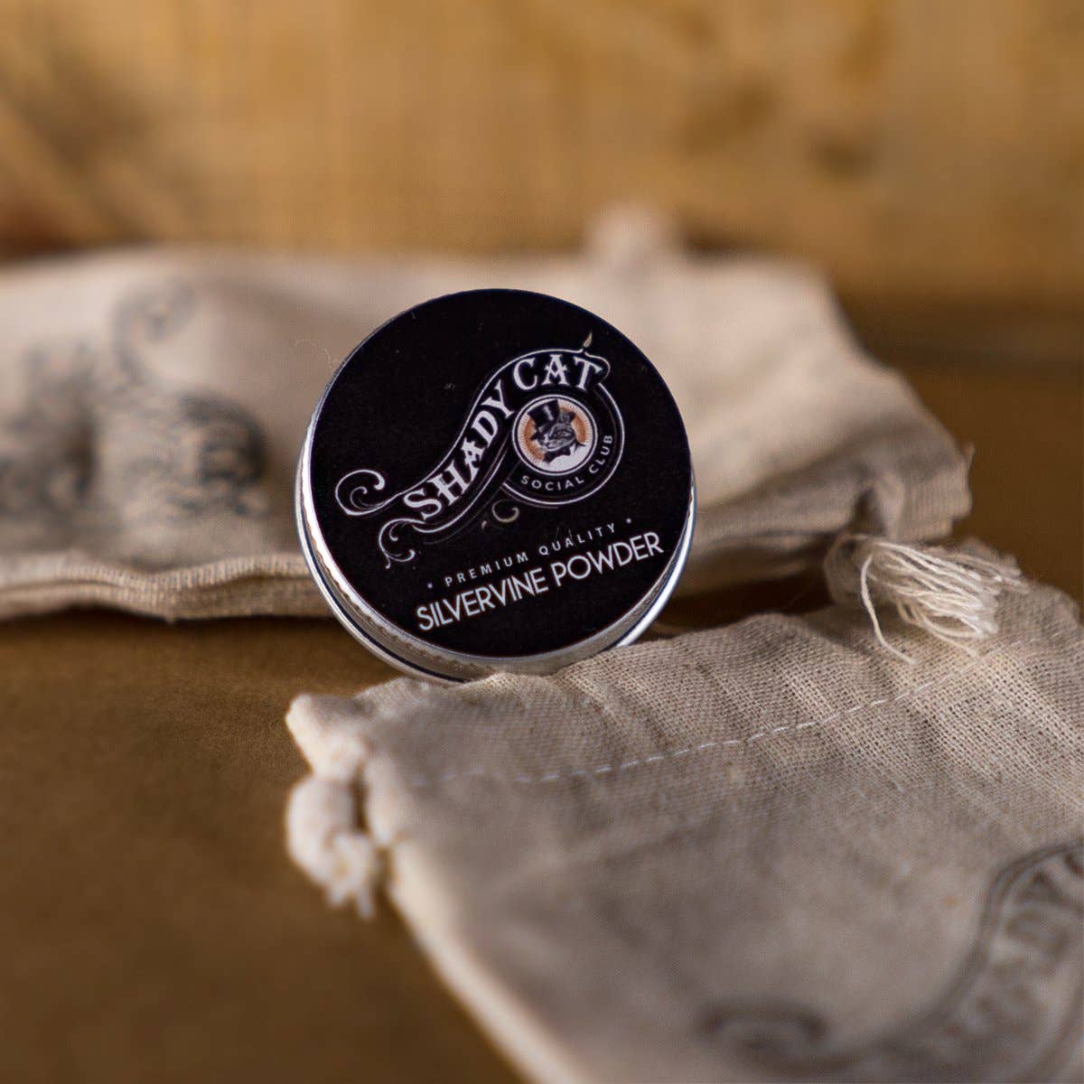 Small Organic Silvervine Powder Tin