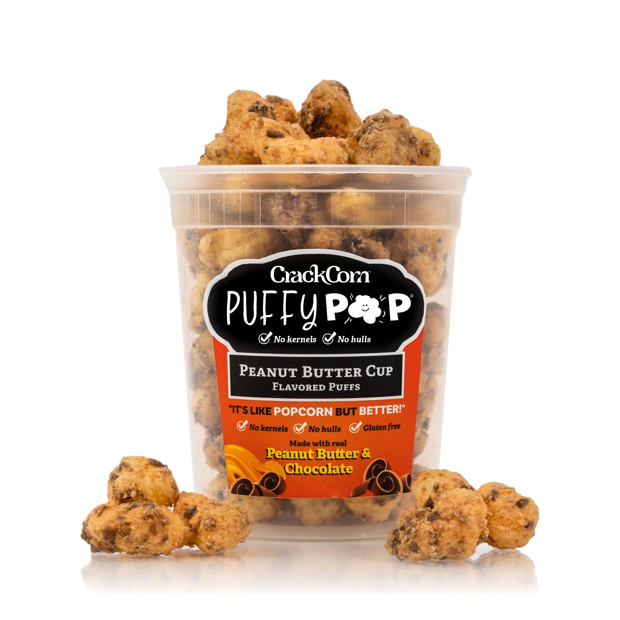 Crack Corn Puffy Pop - Peanut Butter Cup