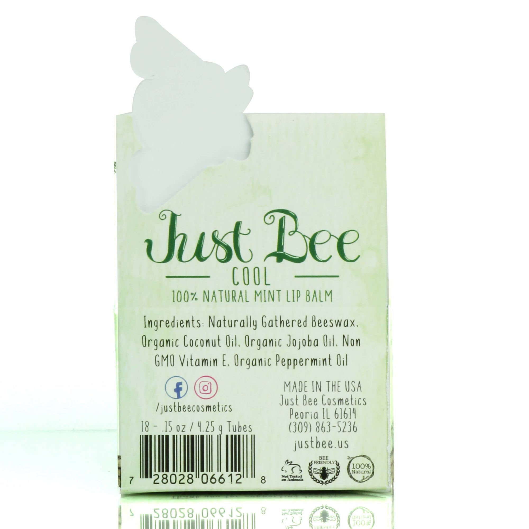 Just Bee Cool Lip Balm Mint
