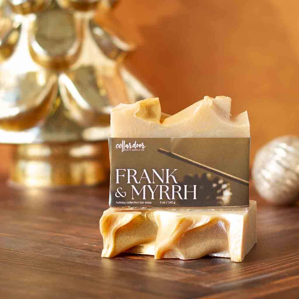 Frank & Myrrh Bar Soap – bath & body treat at the Feline Community Network gift shop