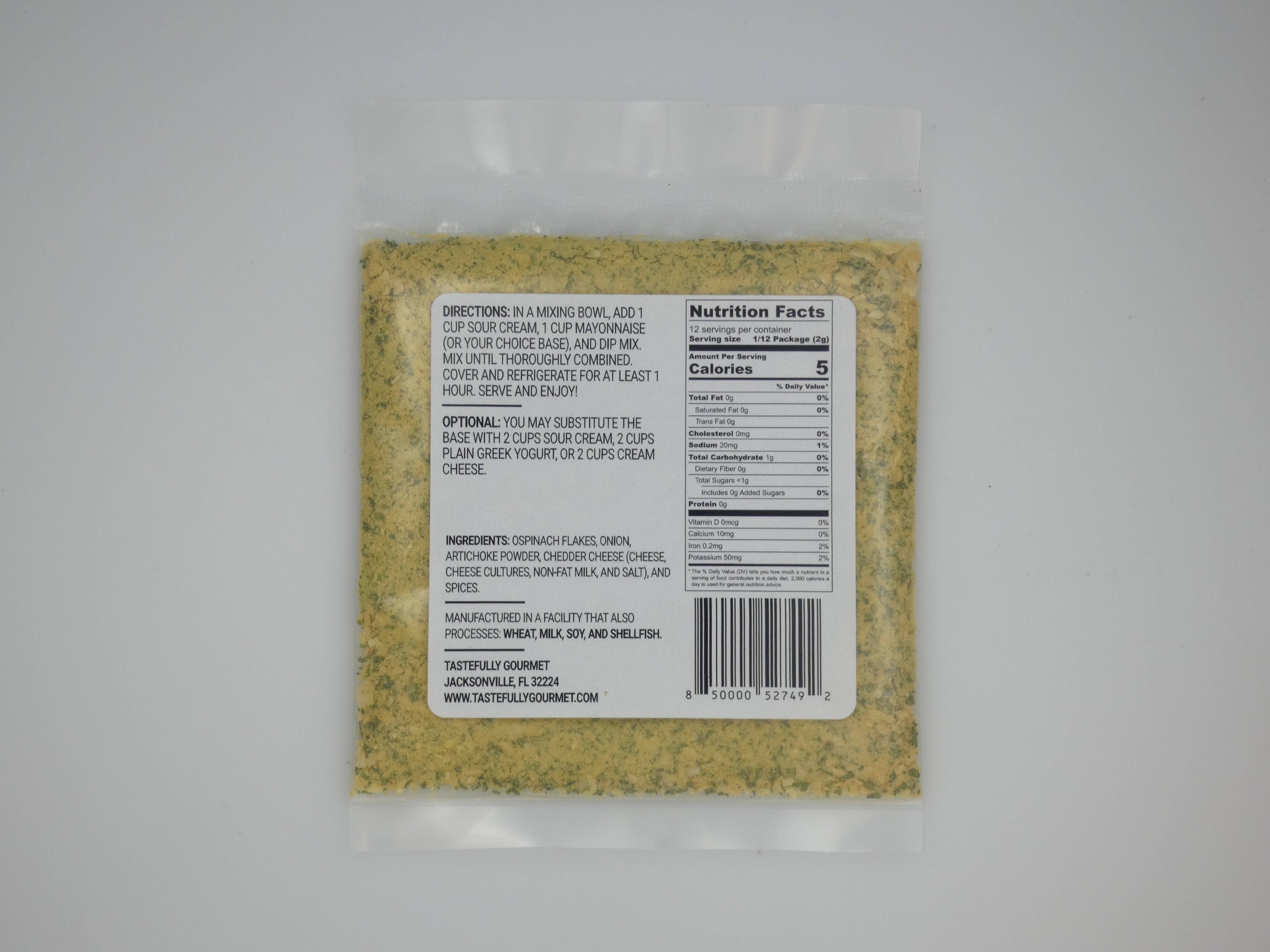 Spinach Artichoke Dip Mix
