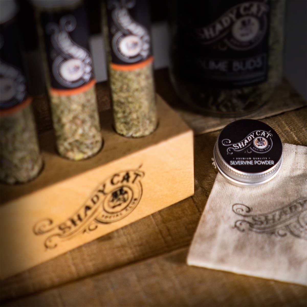 Small Organic Silvervine Powder Tin