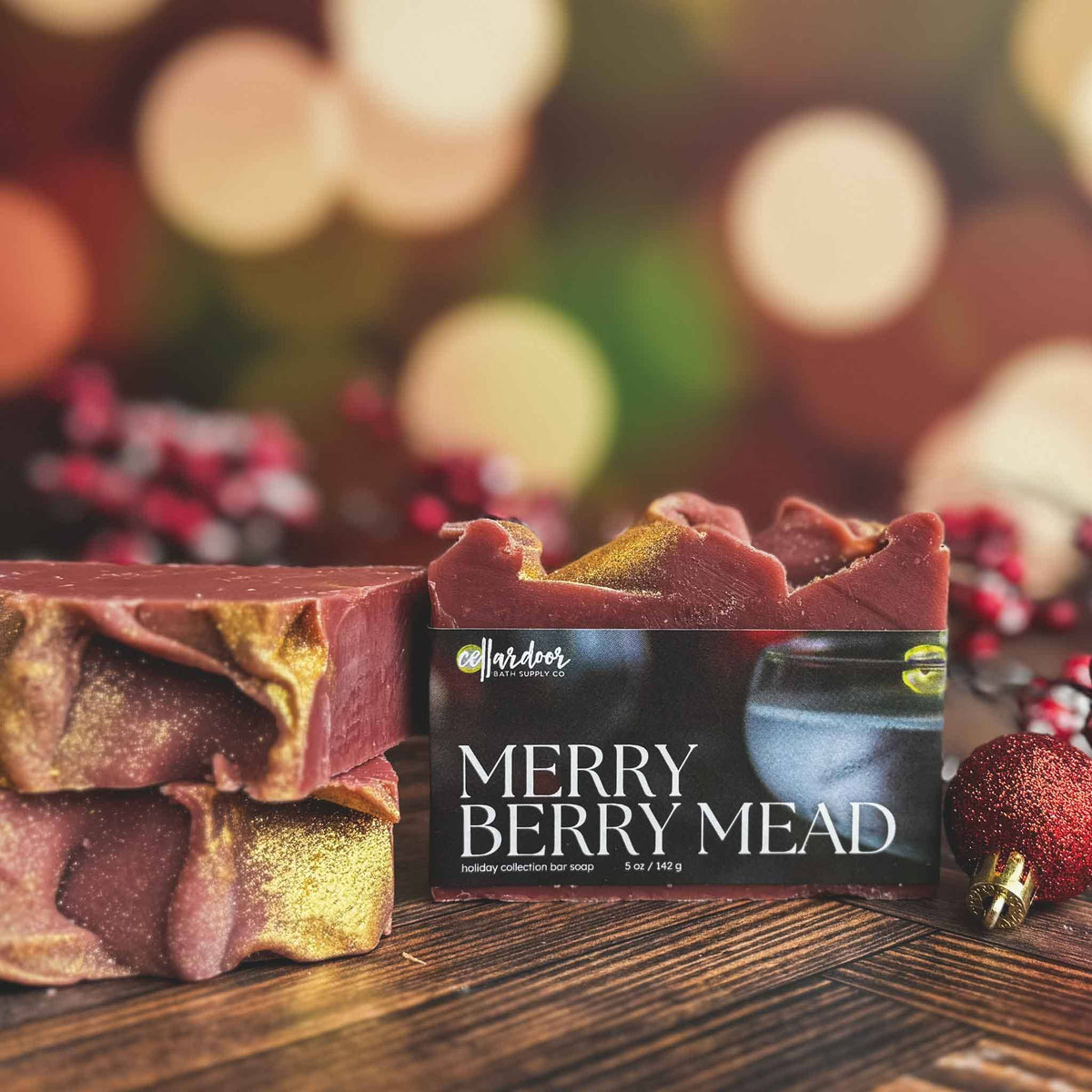 Merry Berry Mead Bar Soap – bath & body treat at the Feline Community Network gift shop