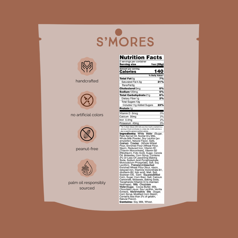 S'mores Chunk Nibbles 2oz Snack Pack