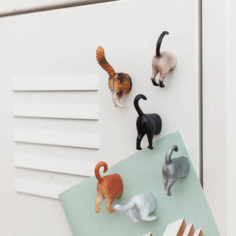 Cat Butt Magnets Set Of 6