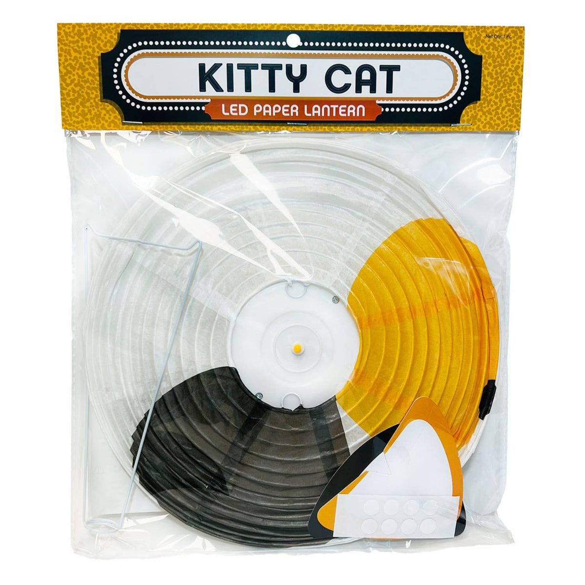 Calico Cat Glow – Whimsical Paper Lantern