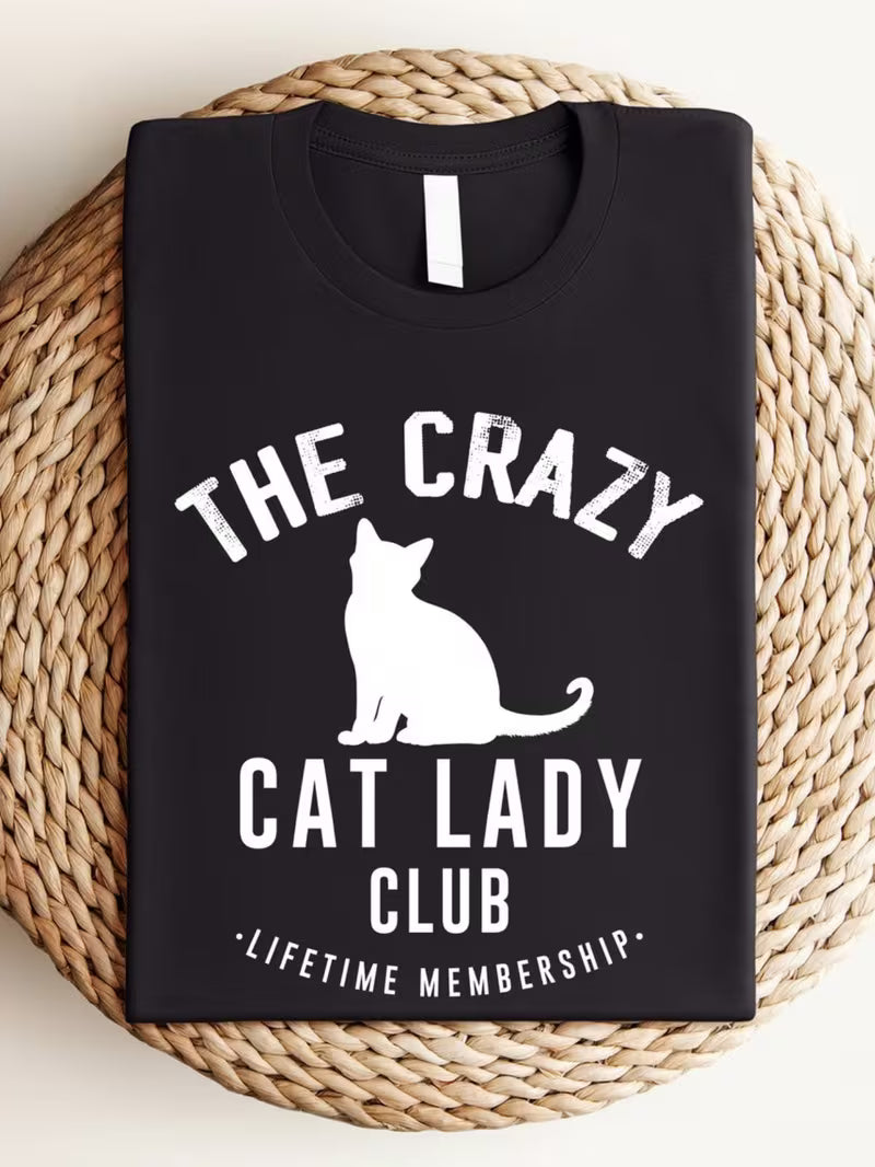The Crazy Cat Lady Club T-shirt