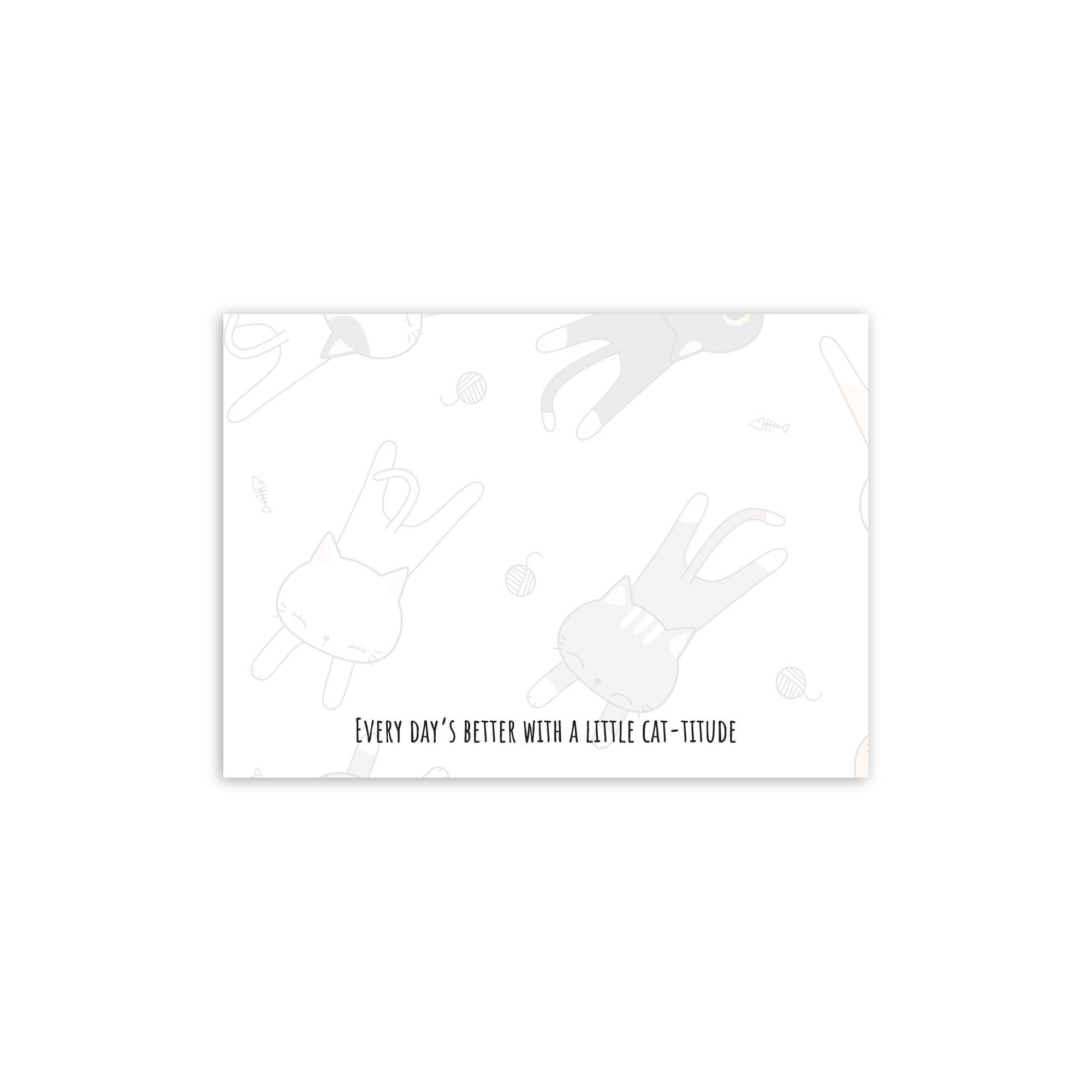 Little Cat-titude Post-it® Note 3x4