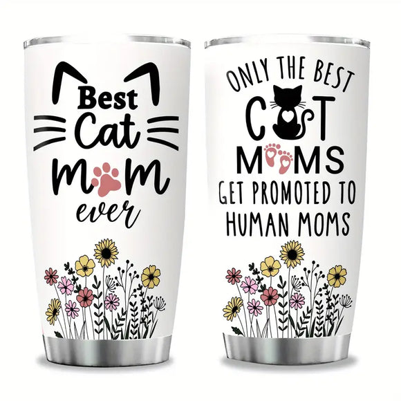 Best Cat Mom Ever Coffee Tumbler
