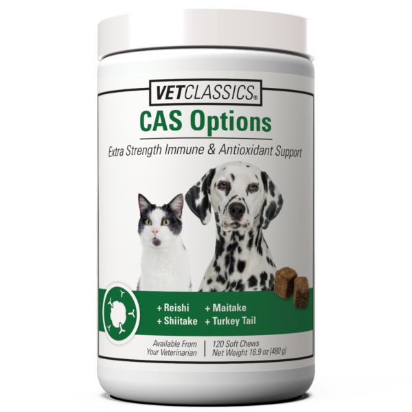 CAS Options Extra Strength Immune Support for Dogs, Cats – Pet Health Supplement Chews