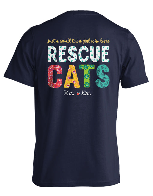 Kittie Kittie Rescue Cats T-shirt