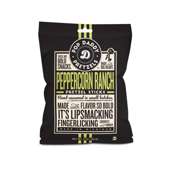 Pop Daddy - Peppercorn Ranch Seasoned Pretzels 3.0oz