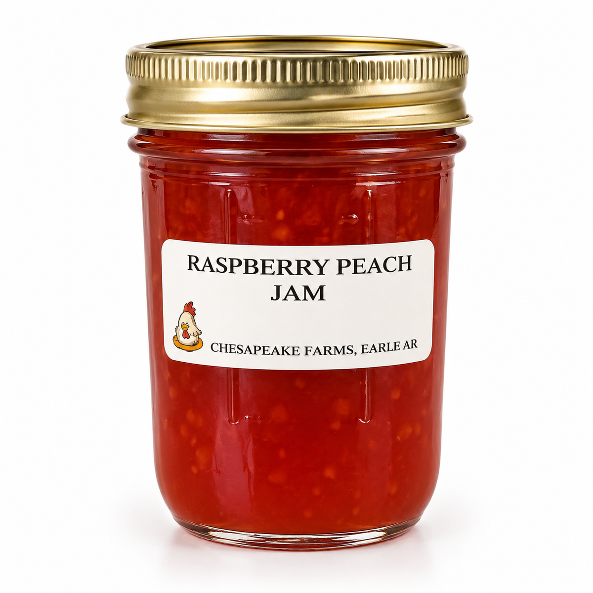 Chesapeake Farms Small Batch Raspberry Peach Preserve