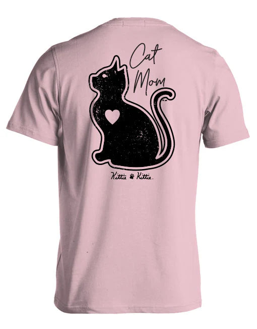 Kittie Kittie Cat Mom T-shirt