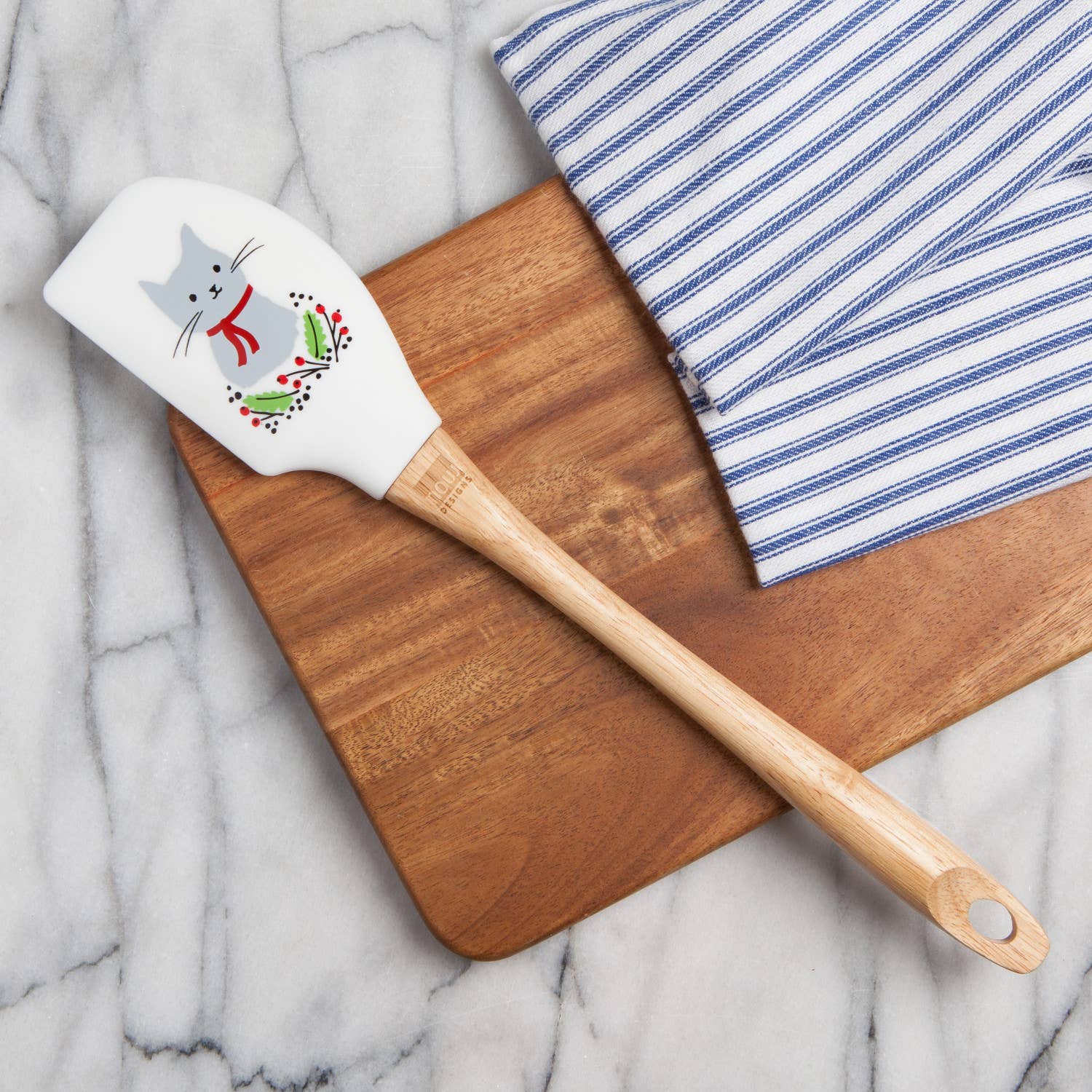 Jingle Cat Christmas Silicone Spatula