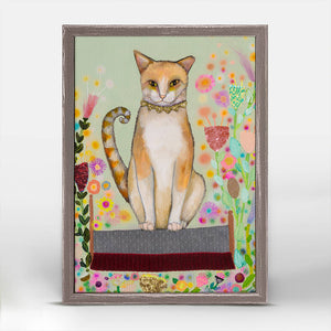 Feral Cat Patricia Mini Framed Canvas