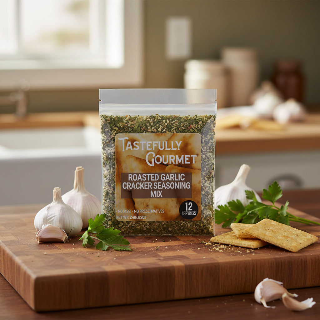 Roasted Garlic Cracker Seasoning Mix