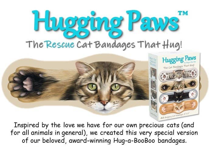 Hug-a-BooBoo "Hugging Paws" Premium Bandages